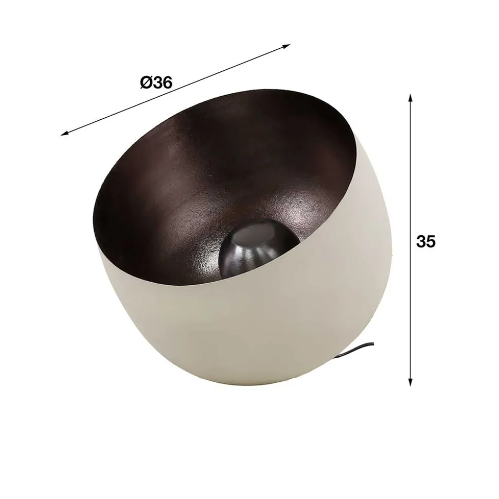 Tischleuchte Bodenleuchte aus Metall - Cylian