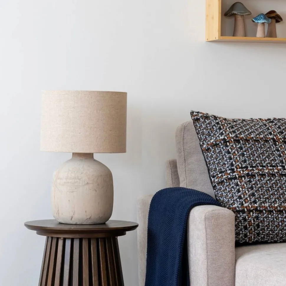 Tischleuchte in Hellbraun - Depna