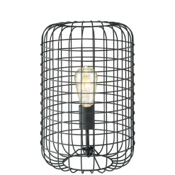 Tischleuchte mit Gitterschirm - Troketta