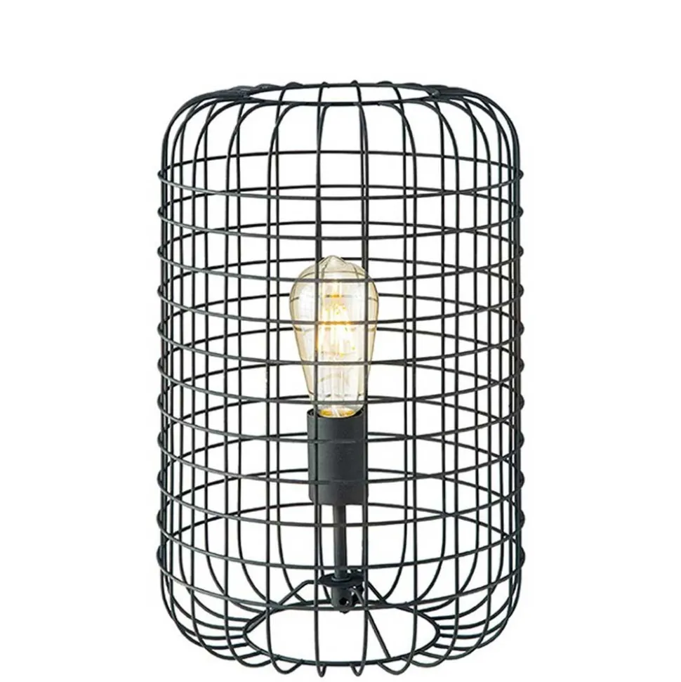 Tischleuchte mit Gitterschirm - Troketta