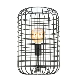 Tischleuchte mit Gitterschirm - Troketta