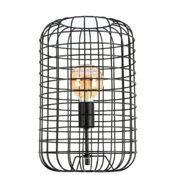 Tischleuchte mit Gitterschirm - Troketta