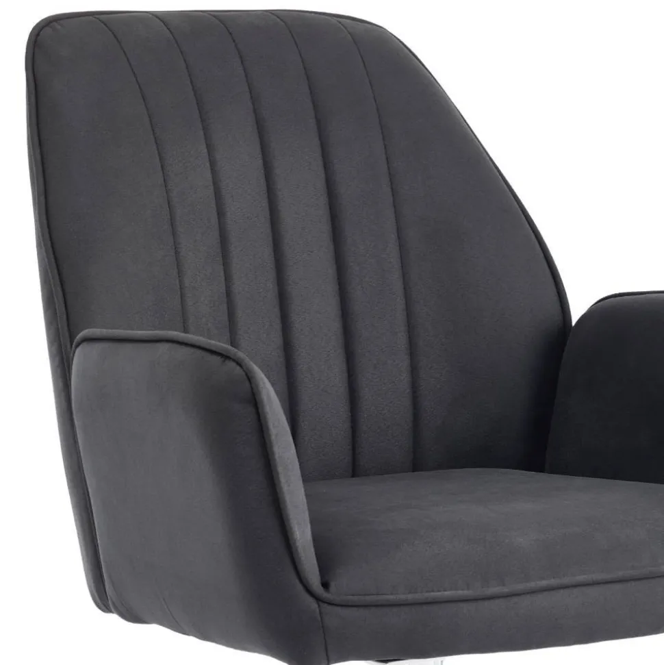 Tischsessel in Anthrazit - Minea (2er Set)