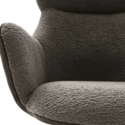 Tischsessel in Schlamm & Schwarz - Colles (2er Set)