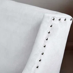 Tischsessel in Silbergrau Samt - Syriana