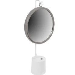 Tischspiegel in Silberfarben und Weiß - Cavan