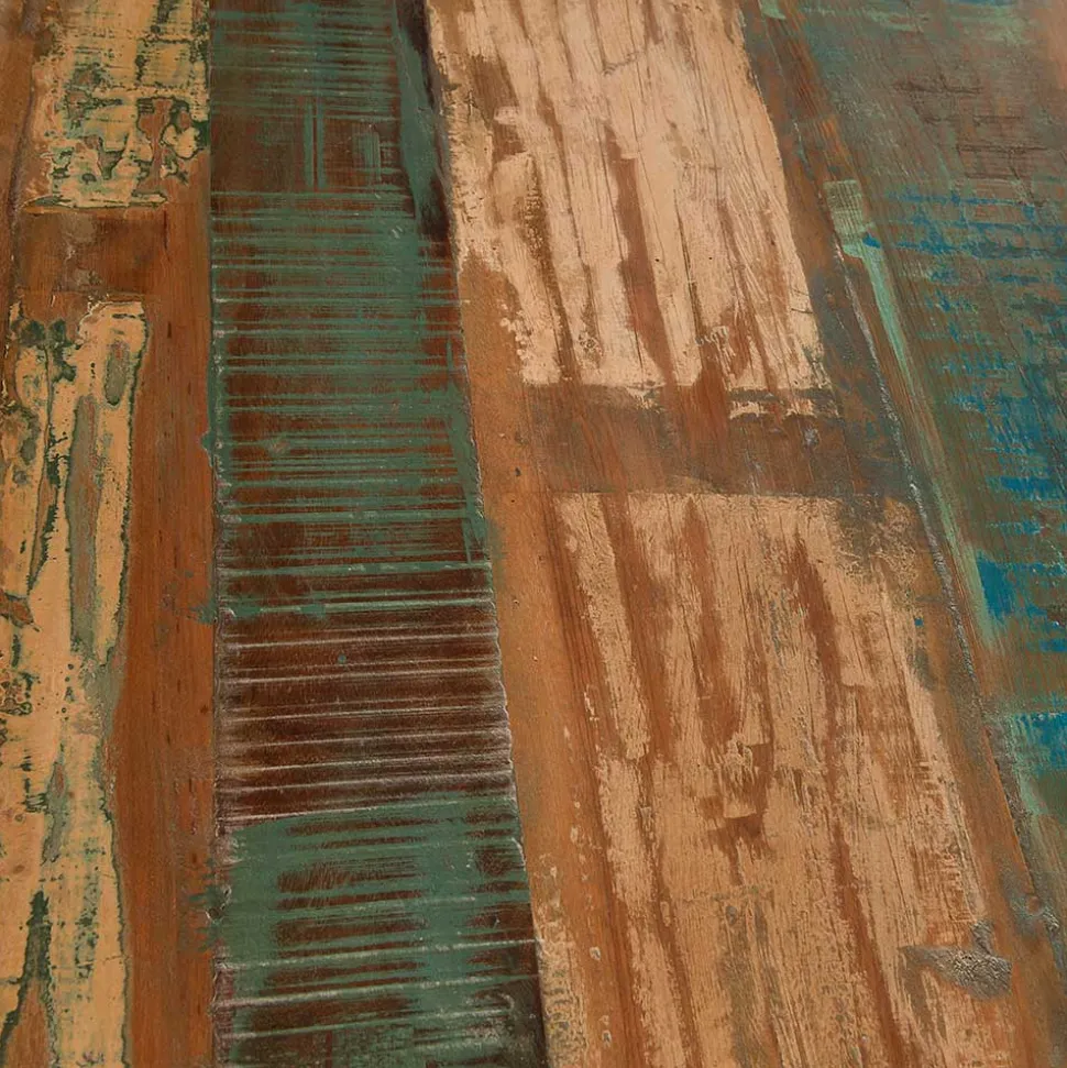 Toller Shabby Chic Tisch aus Altholz Bunt - Teas