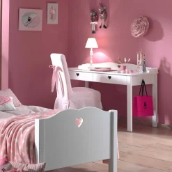 Tolles Jugendzimmermöbel Set Grandory in Weiß (vierteilig)