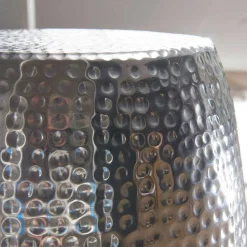 Tonnen Design Beistelltisch aus Aluminium - Bahare