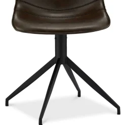 Top Schalenstuhl-Set in Dunkelbraun - Kleera (2er Set)