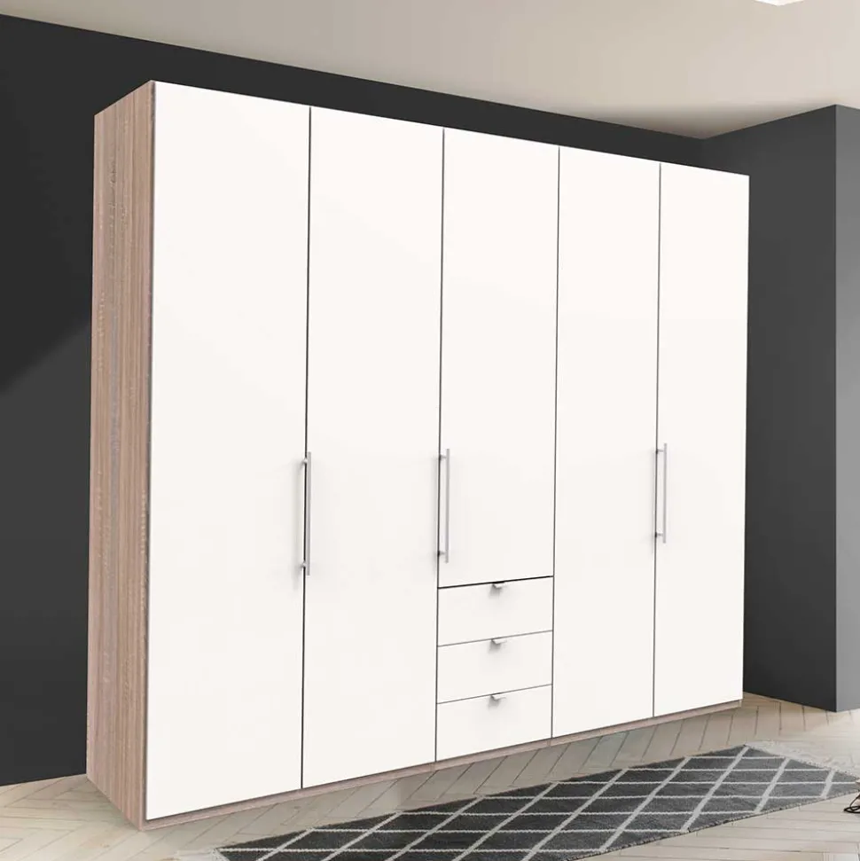 Top Schlafzimmerschrank mit 2 Falttüren & Tür - Vaclyn