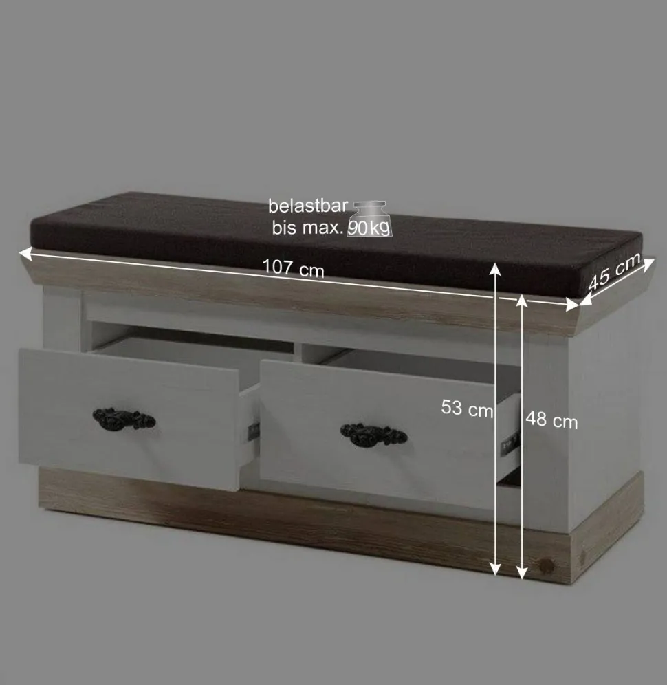 Topp Country Flurmöbel Set - Nedita (vierteilig)