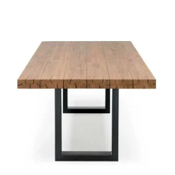 Topp Esstisch mit Platte Wildeiche geölt - Vastillo