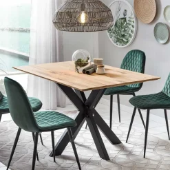 Topp Esstisch mit schweizer Platte Wildeiche - Inveria