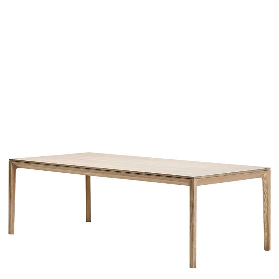 Topp Holztisch in Eiche geschliffen Bianco - Enifra