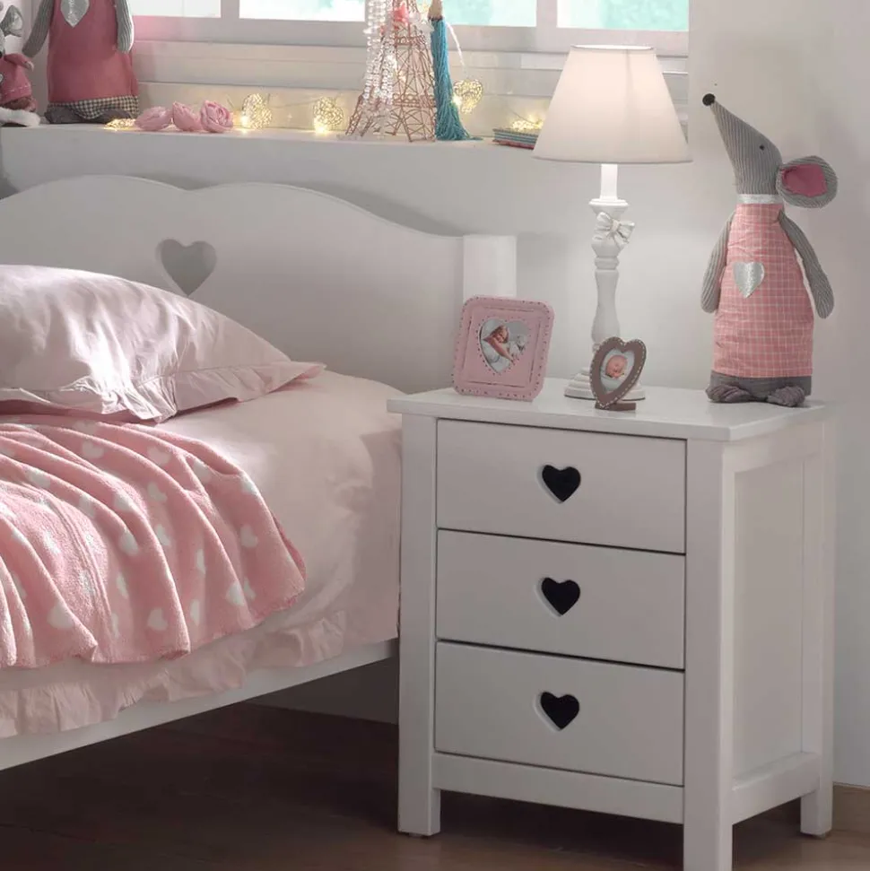 Topp Jugendzimmer Set Grandory in Weiß (dreiteilig)