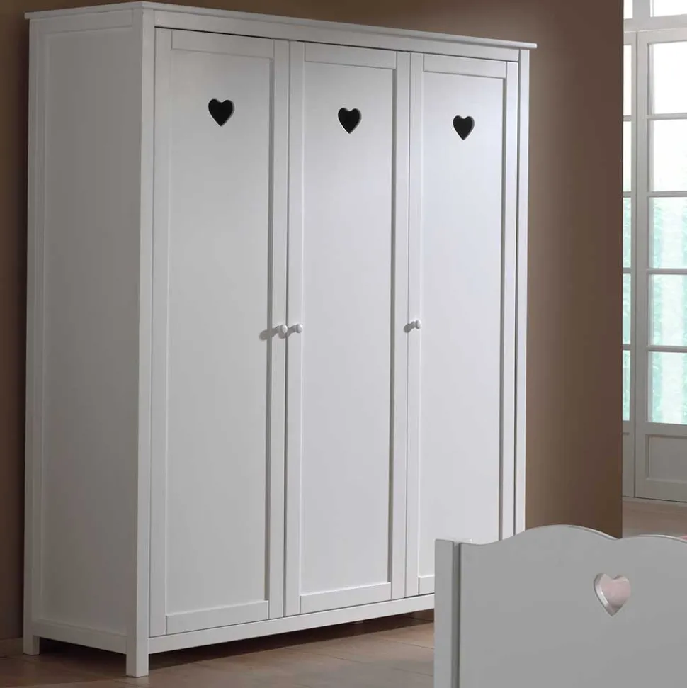 Topp Jugendzimmer Set Grandory in Weiß (dreiteilig)