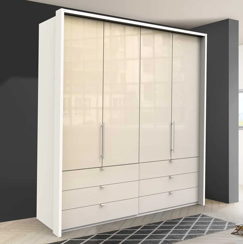 Topp Kleiderschrank mit Falttüren & Schubladen - Zidarie