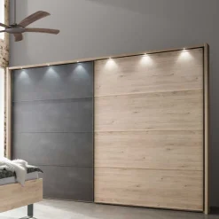 Topp Schlafzimmerschrank mit zwei Schwebetüren - Licruva