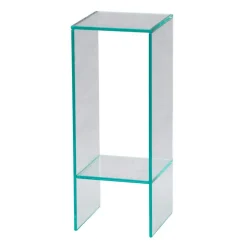 Transparente Blumensäulen aus Glas - Josie (dreiteilig)