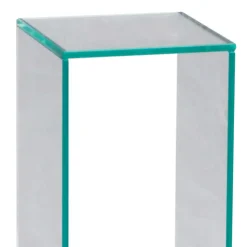 Transparente Blumensäulen aus Glas - Josie (dreiteilig)