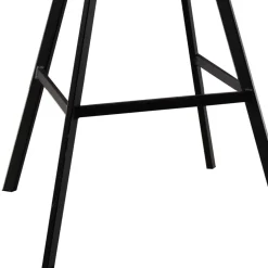 Tresenstühle in Gelb Stoff - Gonron (2er Set)