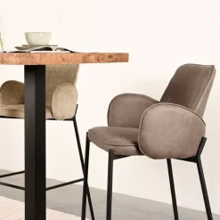 Tresenstuhl mit 78 cm Sitzhöhe - Canja (2er Set)