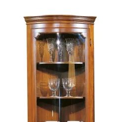 1-türige Eckvitrine im Italienischen Wohnstil - Yawira
