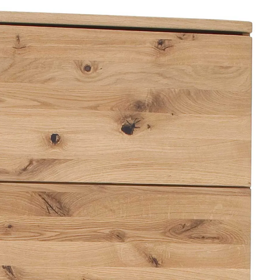 1-türige Schrank Vitrine aus Massivholz - Crokas