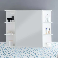 1-türiger Bad Spiegelschrank mit Regalen - Giulia