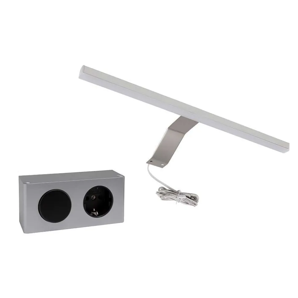 3-türiger Bad Spiegelschrank 80 cm breit - Steikun