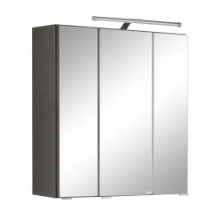 3-türiger Badezimmer Spiegelschrank mit 60cm Breite - Ishes
