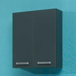 2-türiger Bad-Oberschrank in Anthrazit - Colistran