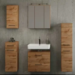 2-türiger Badschrank - 30x135x35 cm - Arazony