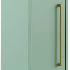 1-türiger Badschrank in Mintgrün & Gold - Aparcian