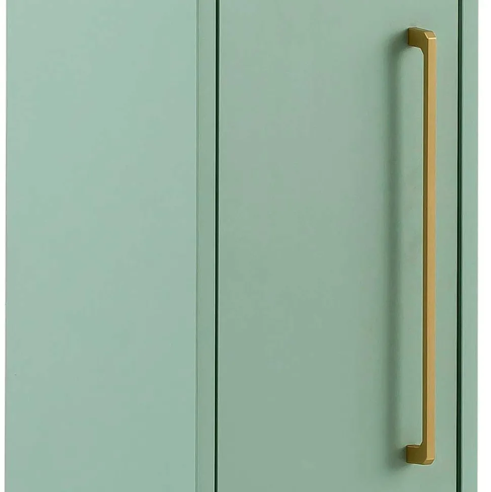 1-türiger Badschrank in Mintgrün & Gold - Aparcian