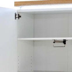 2-türiger Dielenschrank mit Spiegel - Nusenia