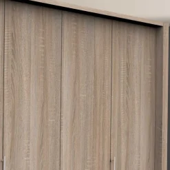 2-türiger Falttüren Schrank mit acht Schubladen - Zayun