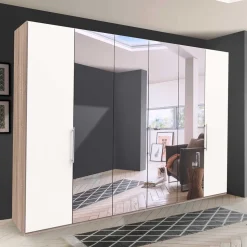 3-türiger Falttüren-Kleiderschrank 300 cm - Vaclyn