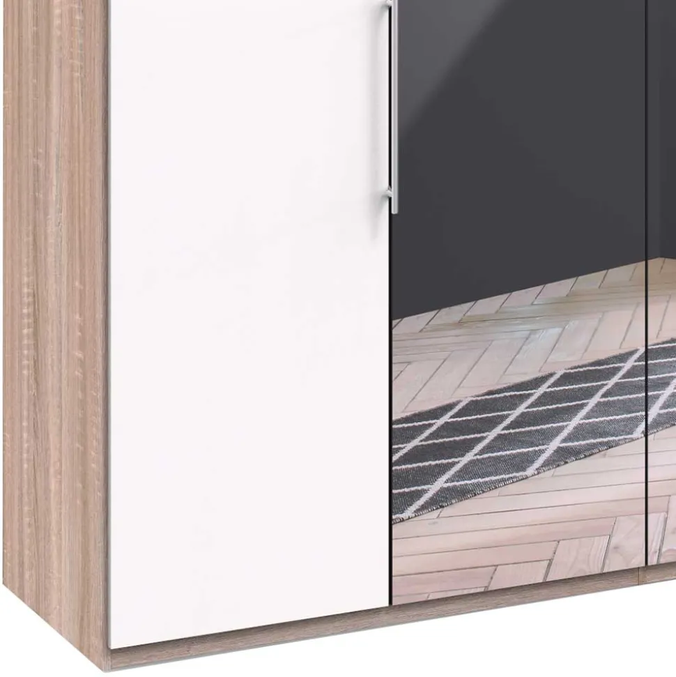 3-türiger Falttüren-Kleiderschrank 300 cm - Vaclyn