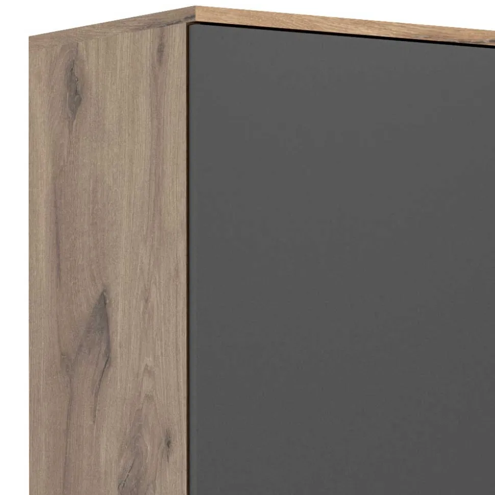 2-türiger Flur Kleiderschrank mit Spiegel - Catamaron