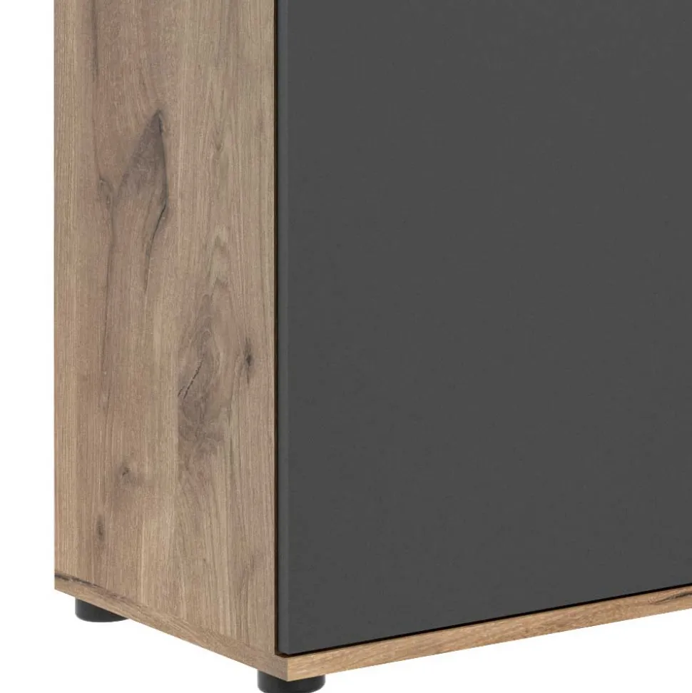 2-türiger Flur Kleiderschrank mit Spiegel - Catamaron