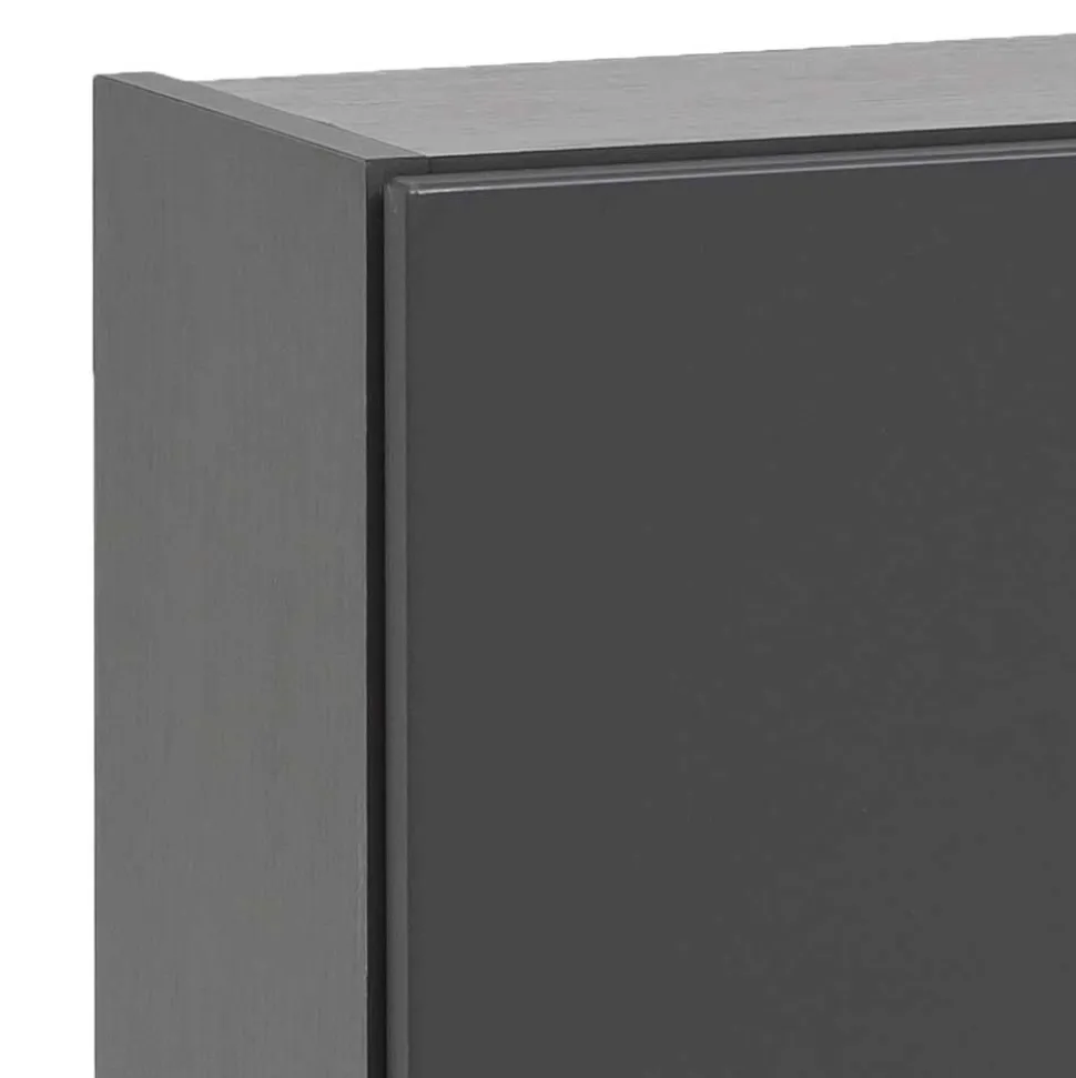 1-türiger Hängeschrank in Dunkelgrau - Agiruan