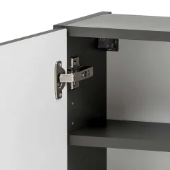 1-türiger Hängeschrank in Dunkelgrau - Agiruan