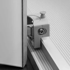 2-türiger Kleiderschrank glasbeschichtet - Jimdira