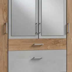 4-türiger Kleiderschrank in Plankeneiche NB - Anca