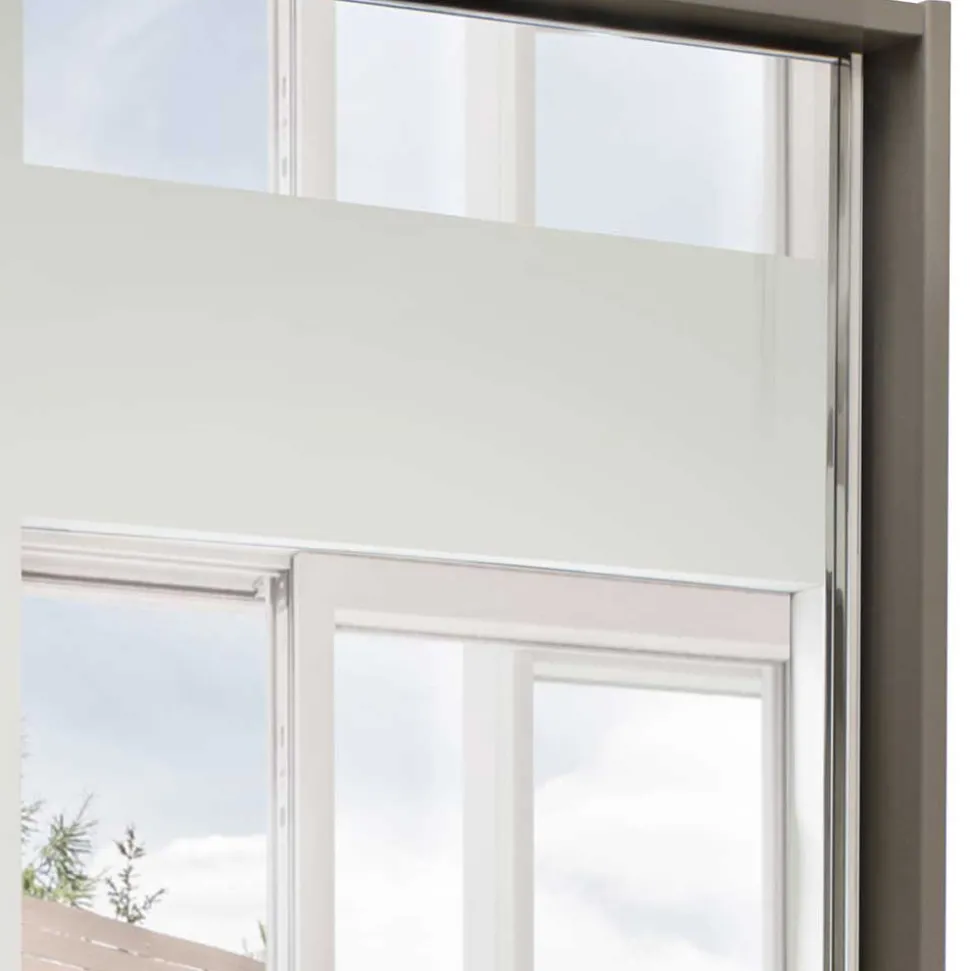 2-türiger Kleiderschrank in Hellgrau & Braun - Sabelle