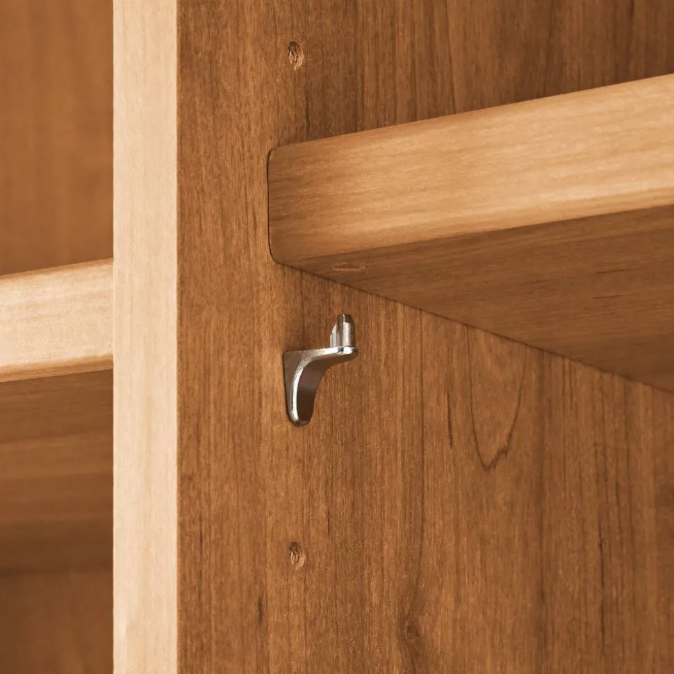 3-türiger Kleiderschrank in Erle teilmassiv - Hung