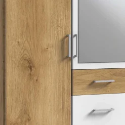 2-türiger Kleiderschrank mit Spiegel modern - Curacao