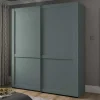2-türiger Kleiderschrank mit Schwebetüren - modern - Rajavo